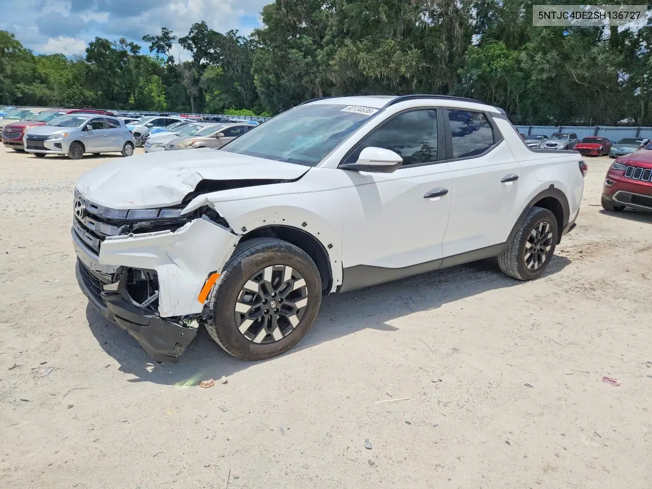 2025 Hyundai Santa Cruz Sel Activity VIN: 5NTJC4DE2SH136727 Lot: 60134636