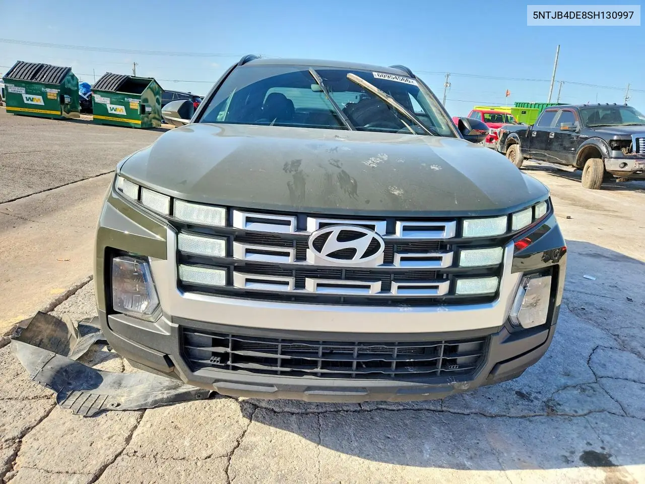 2025 Hyundai Santa Cruz Sel VIN: 5NTJB4DE8SH130997 Lot: 60954566