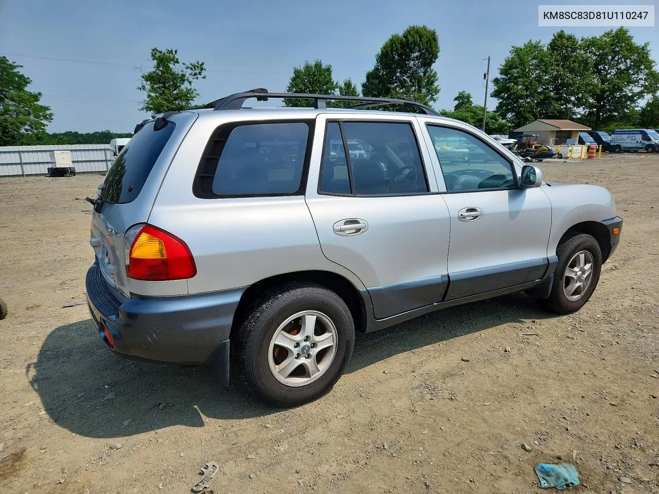 2001 Hyundai Santa Fe Gl VIN: KM8SC83D81U110247 Lot: 60715396