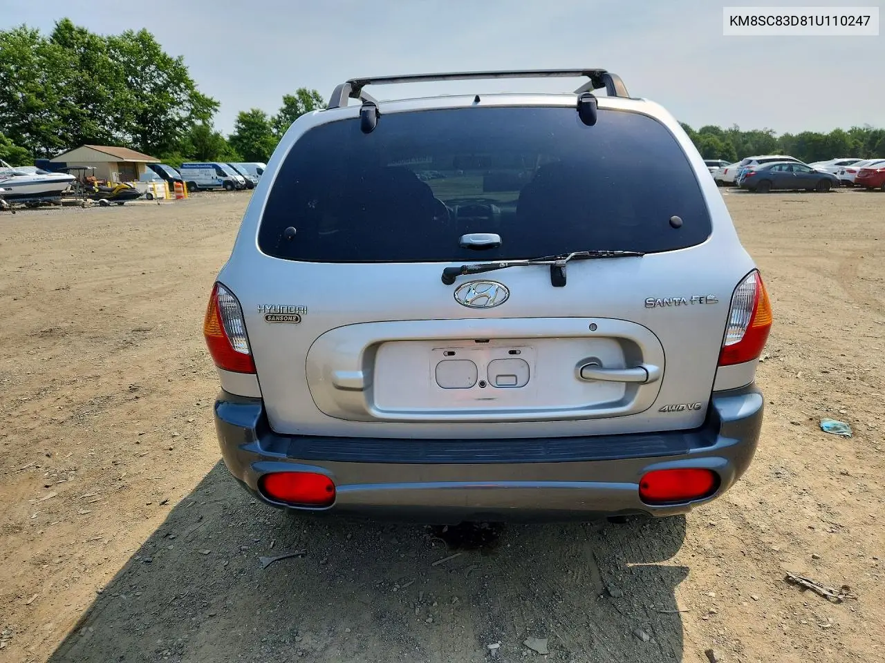 2001 Hyundai Santa Fe Gl VIN: KM8SC83D81U110247 Lot: 60715396