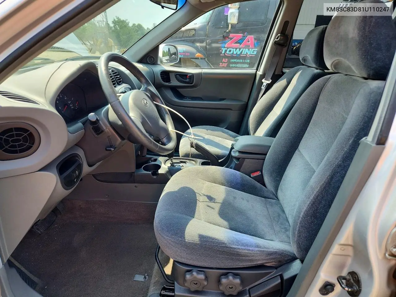 2001 Hyundai Santa Fe Gl VIN: KM8SC83D81U110247 Lot: 60715396