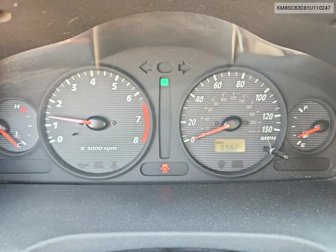 2001 Hyundai Santa Fe Gl VIN: KM8SC83D81U110247 Lot: 60715396