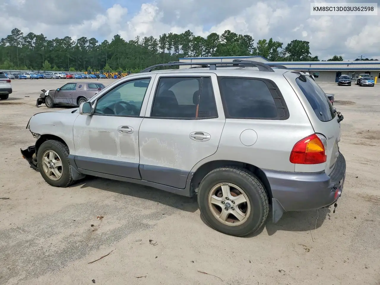 2003 Hyundai Santa Fe Gls VIN: KM8SC13D03U362598 Lot: 61142986