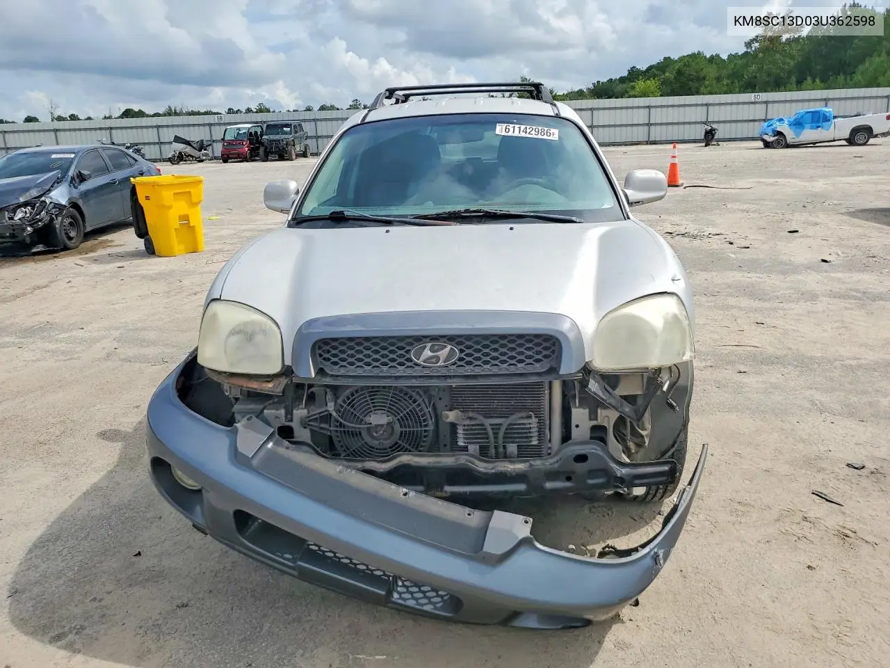 2003 Hyundai Santa Fe Gls VIN: KM8SC13D03U362598 Lot: 61142986