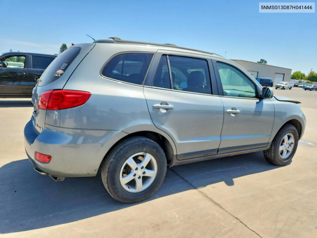 2007 Hyundai Santa Fe Gls VIN: 5NMSG13D87H041446 Lot: 60087596