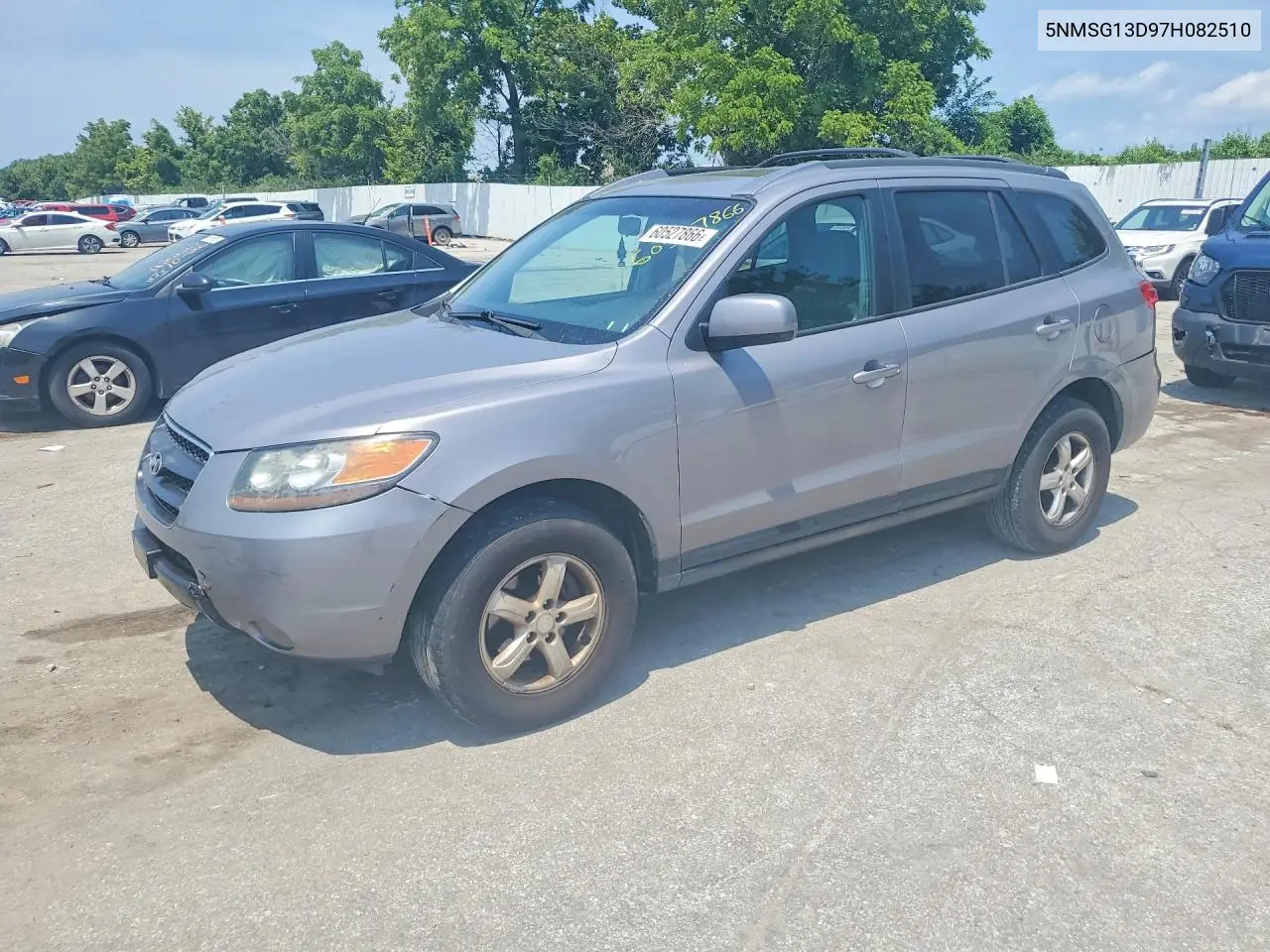 2007 Hyundai Santa Fe Gls VIN: 5NMSG13D97H082510 Lot: 60527866