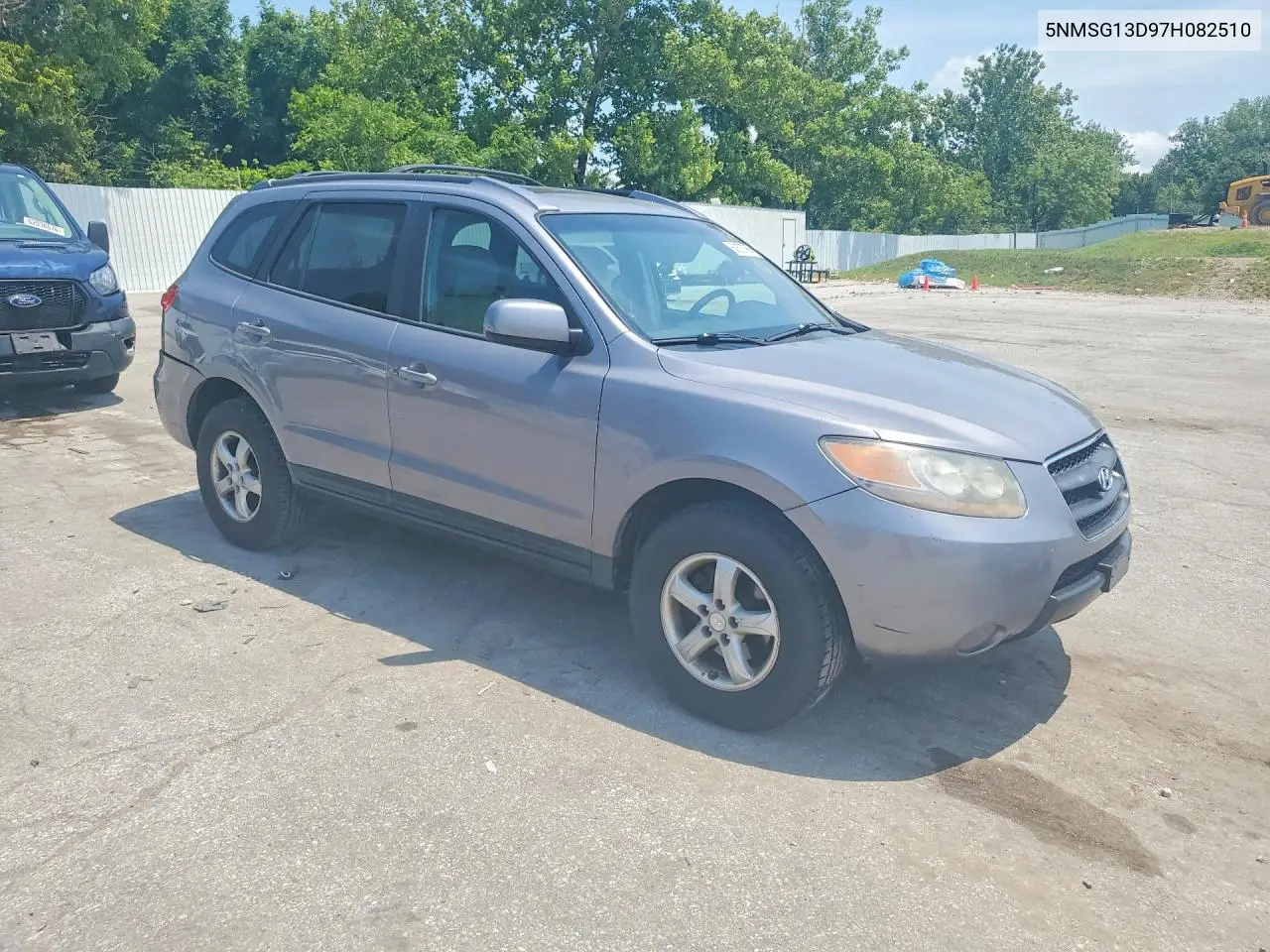 2007 Hyundai Santa Fe Gls VIN: 5NMSG13D97H082510 Lot: 60527866