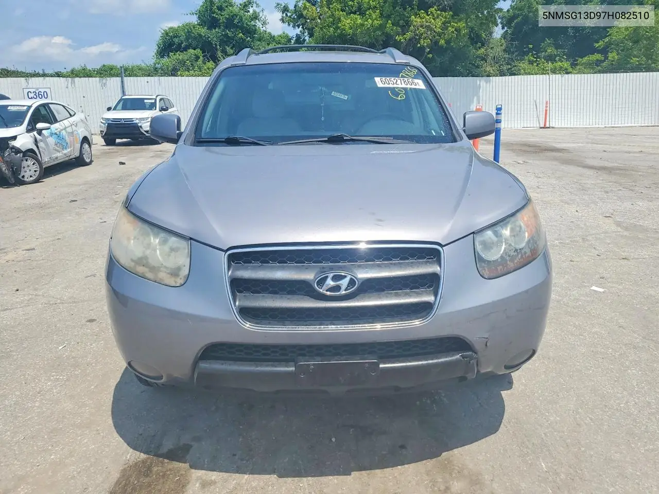 2007 Hyundai Santa Fe Gls VIN: 5NMSG13D97H082510 Lot: 60527866