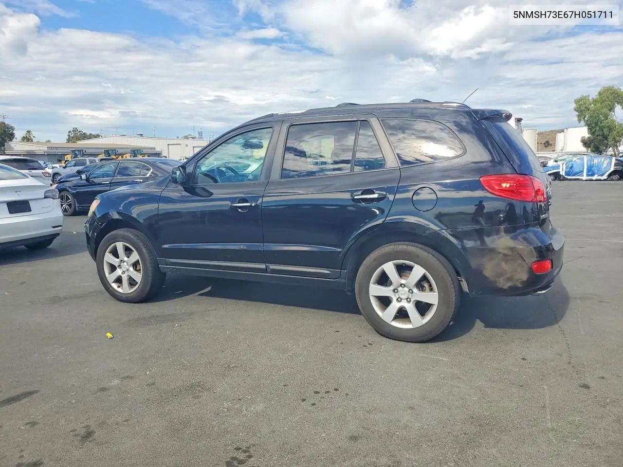 2007 Hyundai Santa Fe Se VIN: 5NMSH73E67H051711 Lot: 61816516