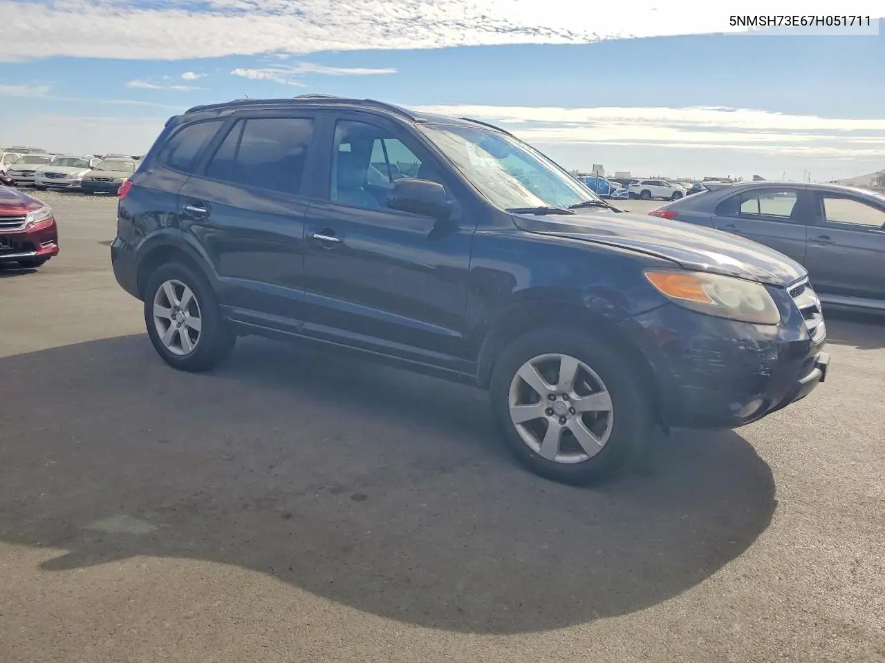 2007 Hyundai Santa Fe Se VIN: 5NMSH73E67H051711 Lot: 61816516
