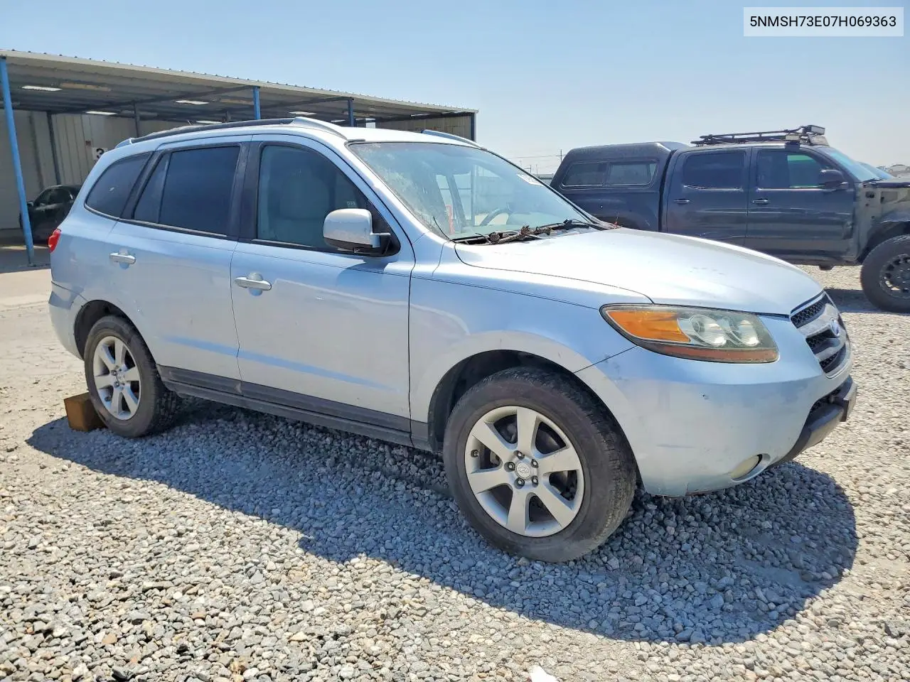 2007 Hyundai Santa Fe Se VIN: 5NMSH73E07H069363 Lot: 61958996