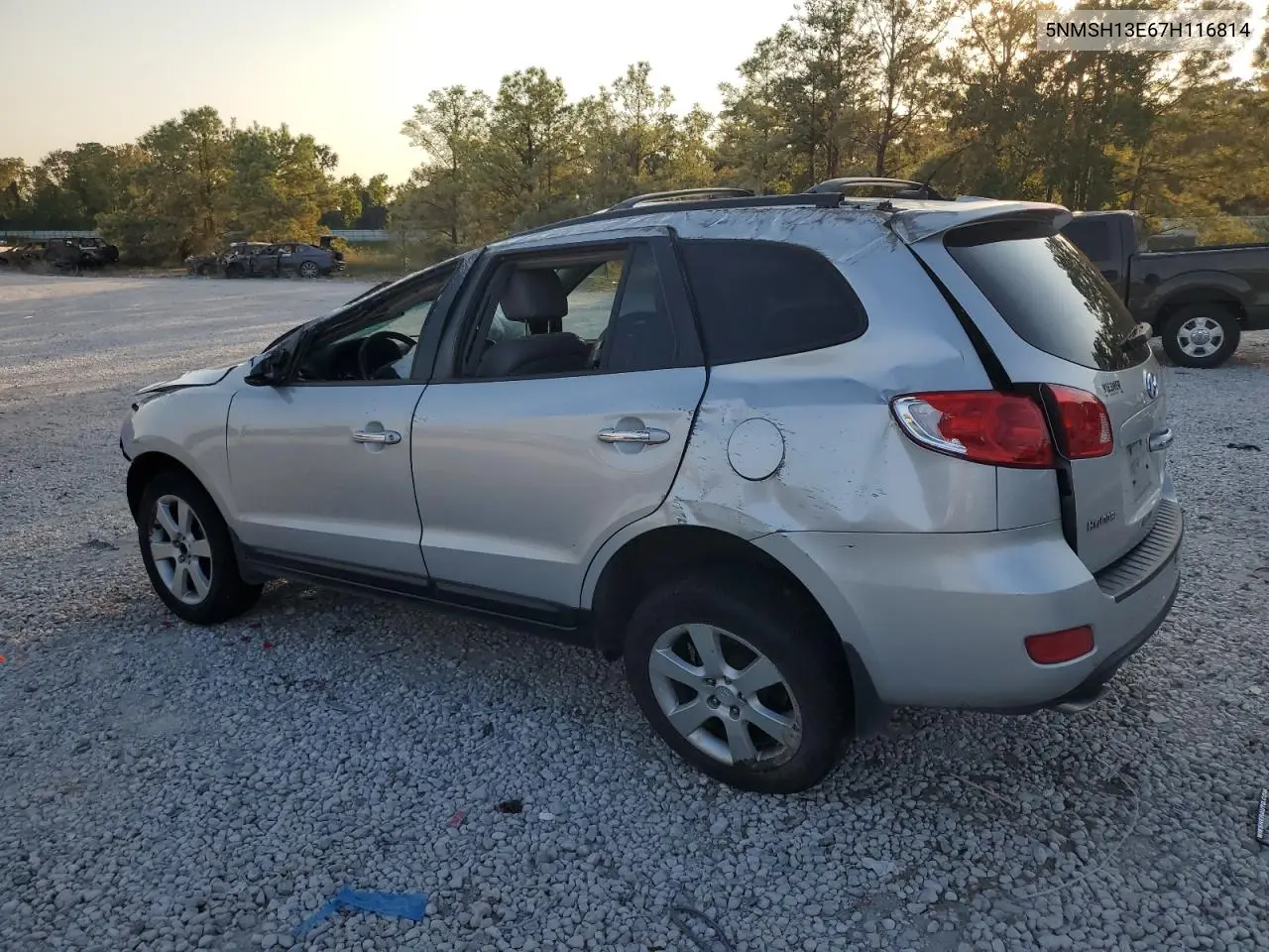 2007 Hyundai Santa Fe Se VIN: 5NMSH13E67H116814 Lot: 75403234
