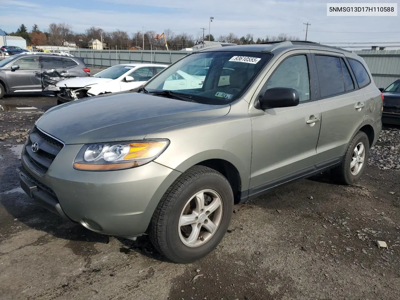 5NMSG13D17H110588 2007 Hyundai Santa Fe Gls