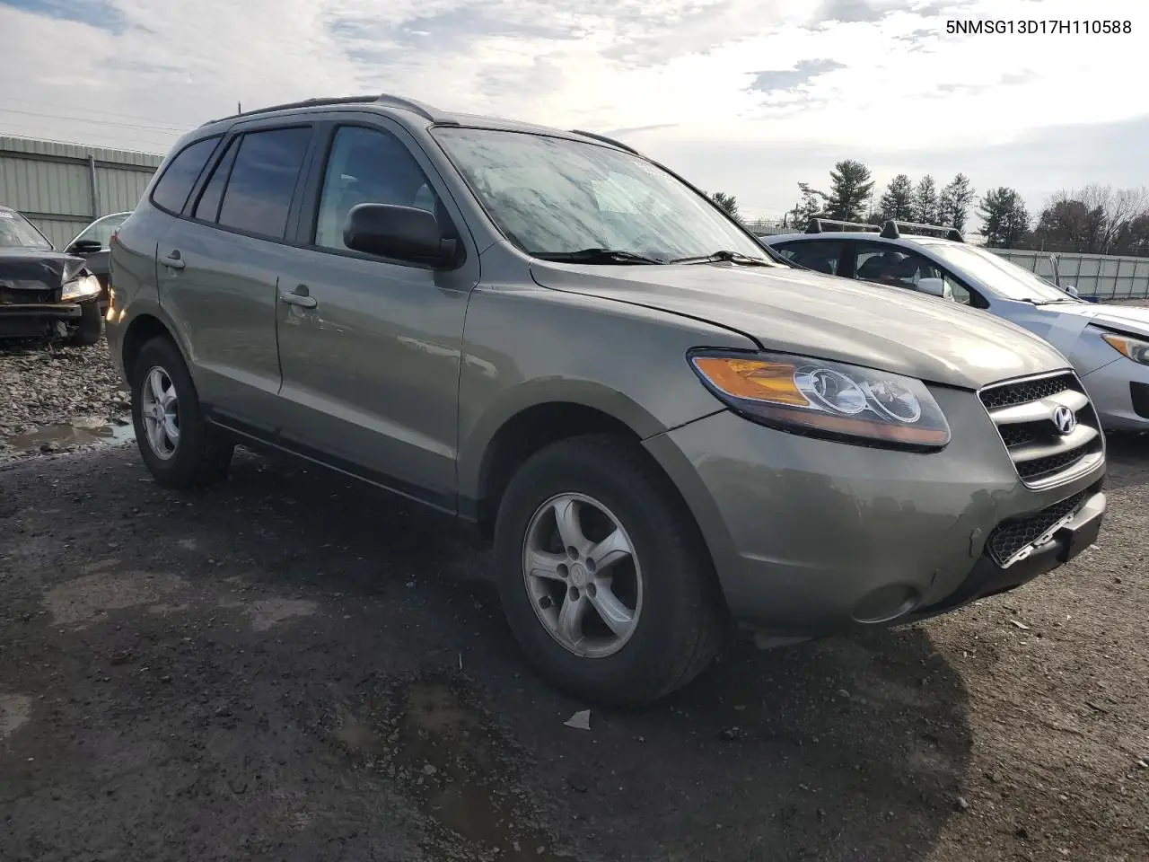 5NMSG13D17H110588 2007 Hyundai Santa Fe Gls