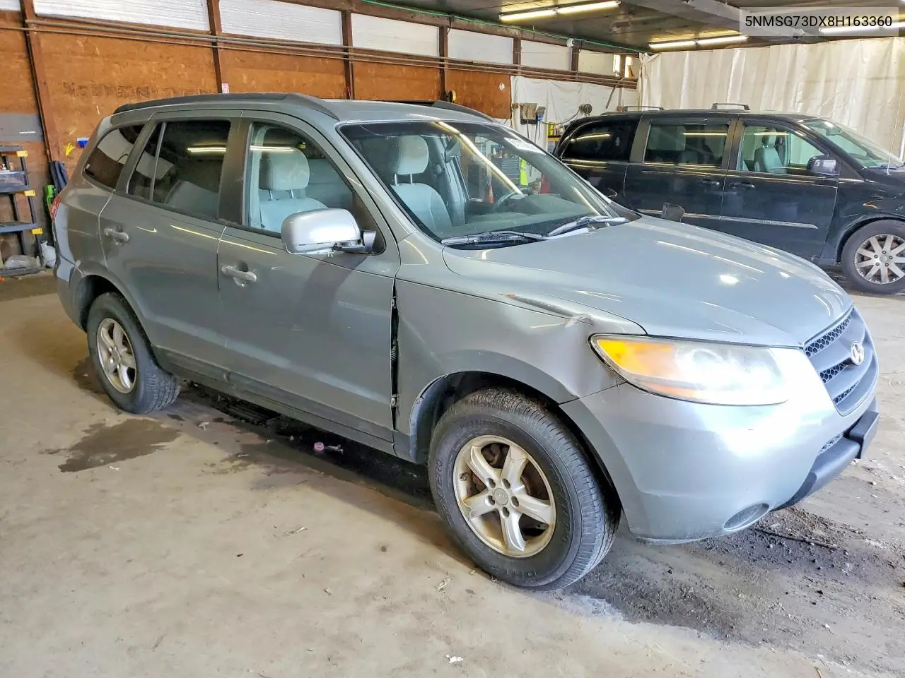 2008 Hyundai Santa Fe Gls VIN: 5NMSG73DX8H163360 Lot: 61113656