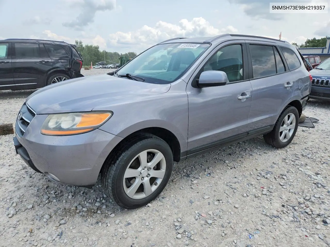 2008 Hyundai Santa Fe Se VIN: 5NMSH73E98H219357 Lot: 61500446