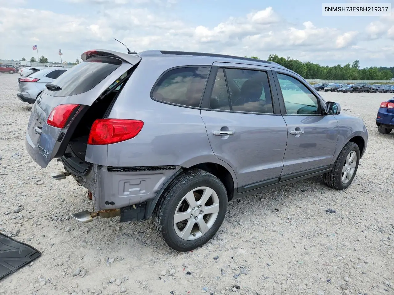 2008 Hyundai Santa Fe Se VIN: 5NMSH73E98H219357 Lot: 61500446