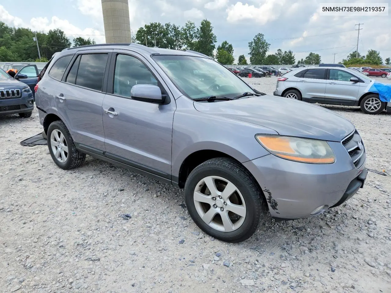 2008 Hyundai Santa Fe Se VIN: 5NMSH73E98H219357 Lot: 61500446