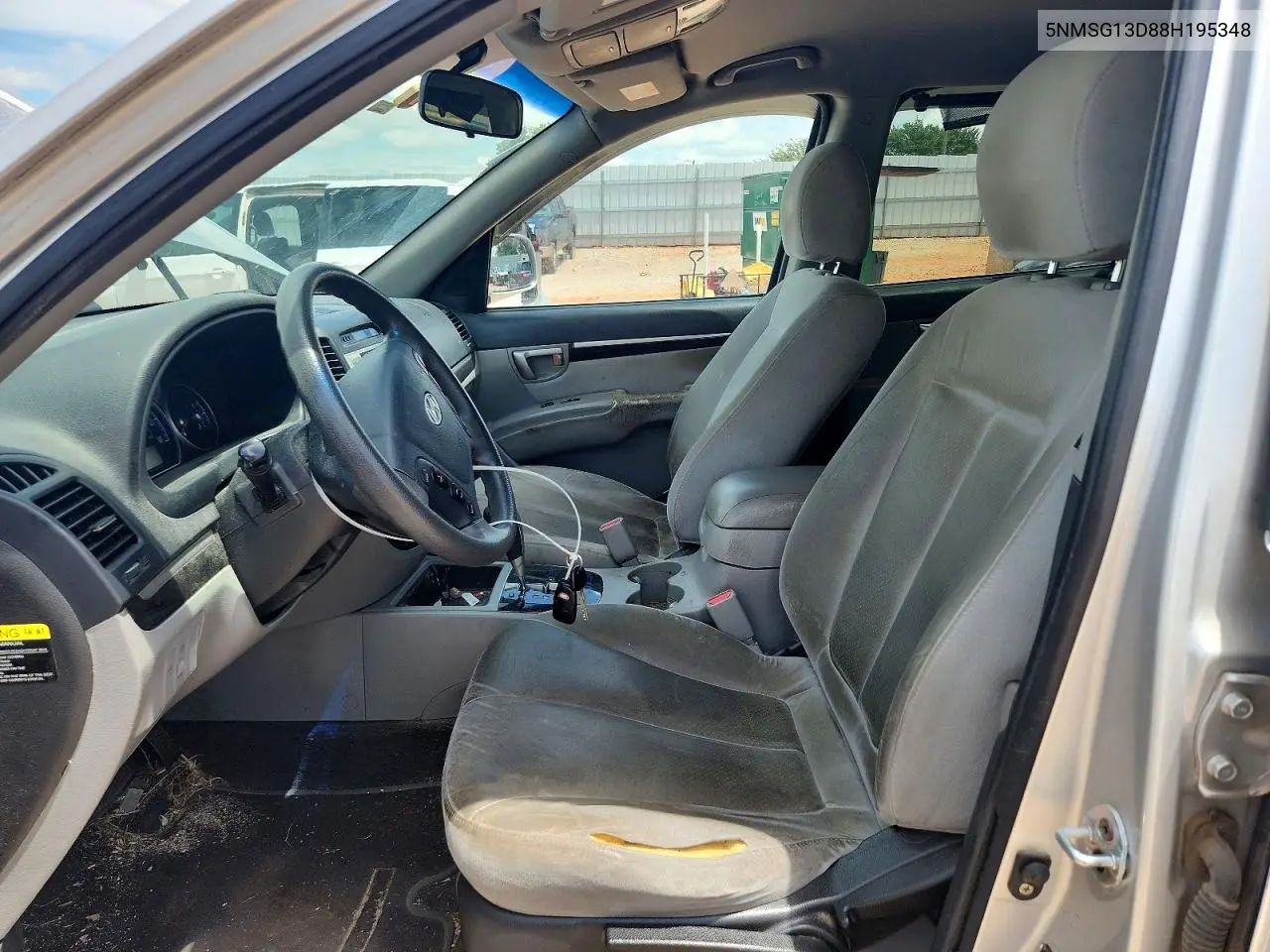 2008 Hyundai Santa Fe Gls VIN: 5NMSG13D88H195348 Lot: 61773586