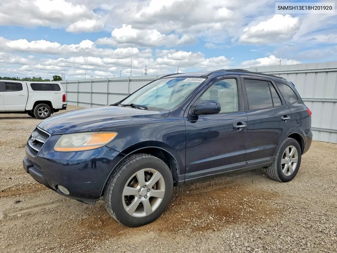 2008 Hyundai Santa Fe Se VIN: 5NMSH13E18H201920 Lot: 62380946