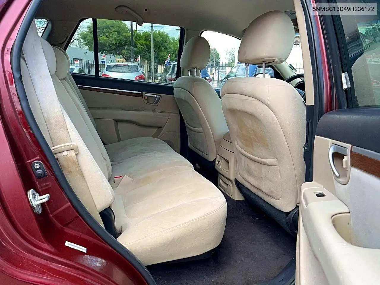 5NMSG13D49H236172 2009 Hyundai Santa Fe Gls