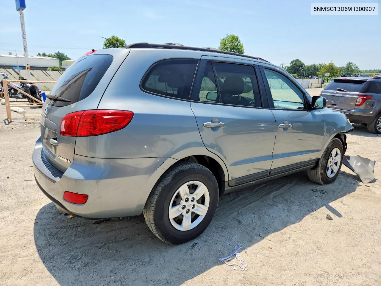 2009 Hyundai Santa Fe Gls VIN: 5NMSG13D69H300907 Lot: 60956566