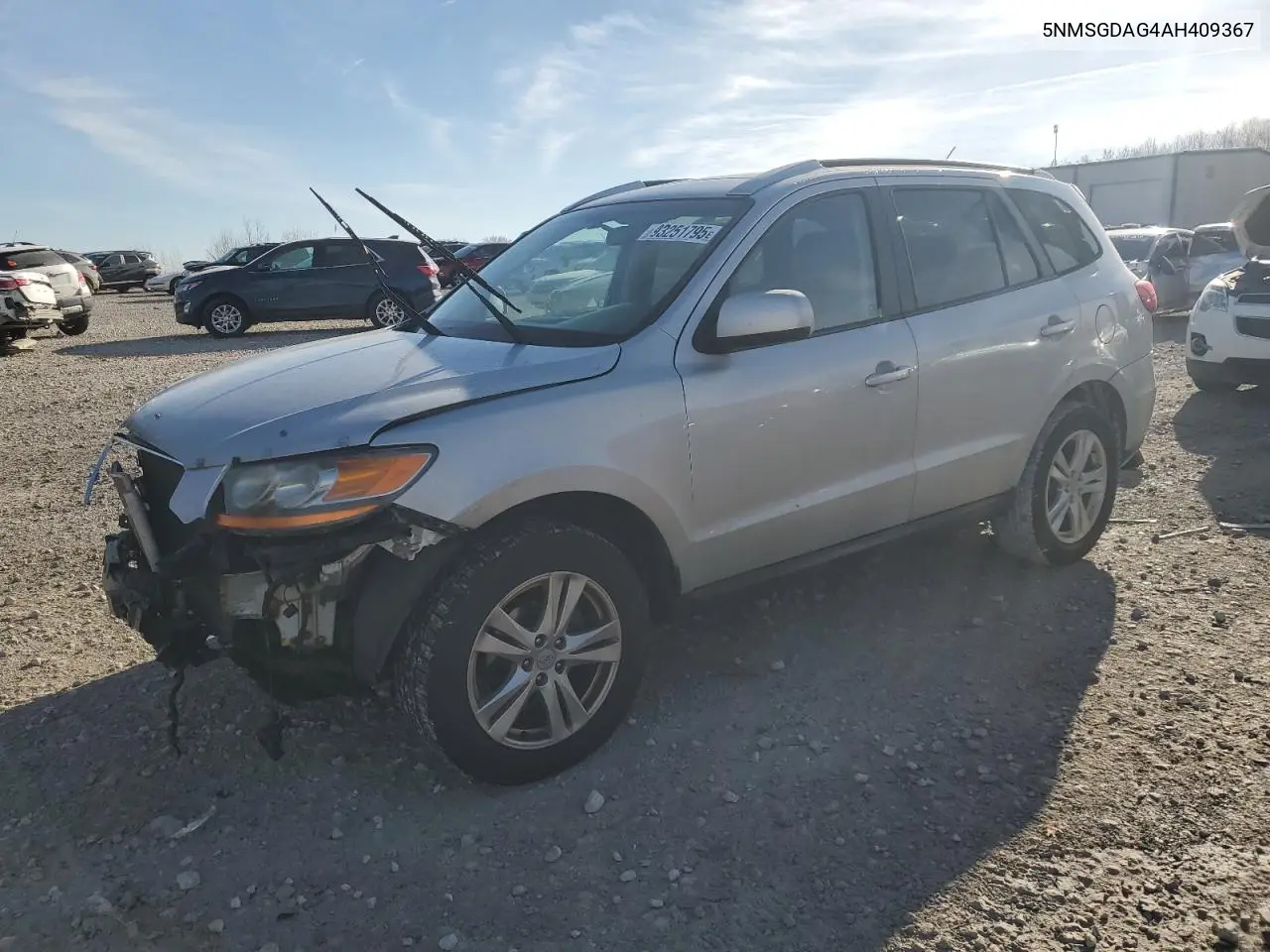 5NMSGDAG4AH409367 2010 Hyundai Santa Fe Gls