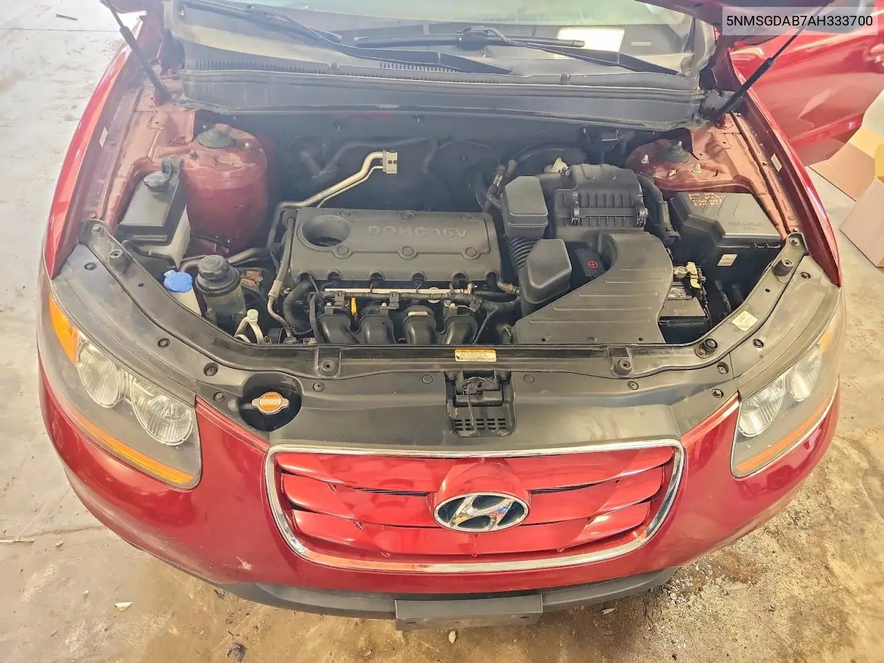 2010 Hyundai Santa Fe Gls VIN: 5NMSGDAB7AH333700 Lot: 61435506