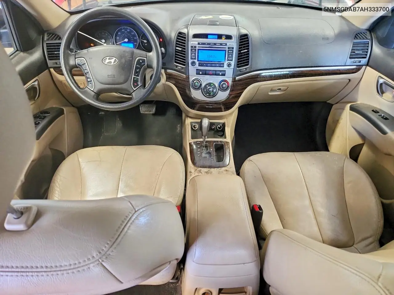 2010 Hyundai Santa Fe Gls VIN: 5NMSGDAB7AH333700 Lot: 61435506