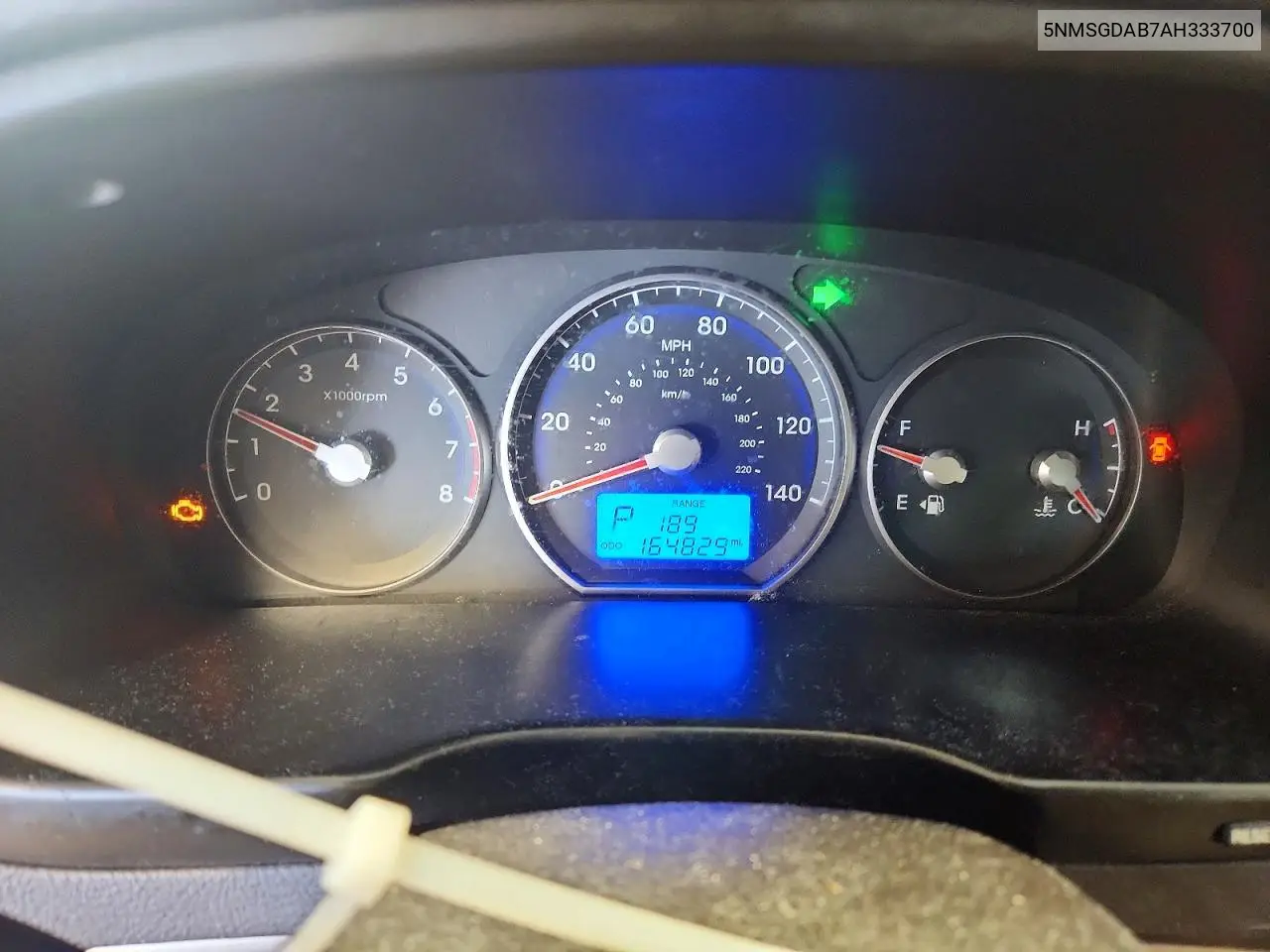 2010 Hyundai Santa Fe Gls VIN: 5NMSGDAB7AH333700 Lot: 61435506