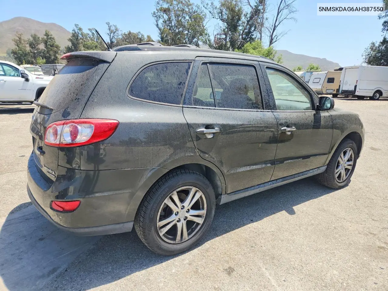 2010 Hyundai Santa Fe Limited VIN: 5NMSKDAG6AH387550 Lot: 61442996