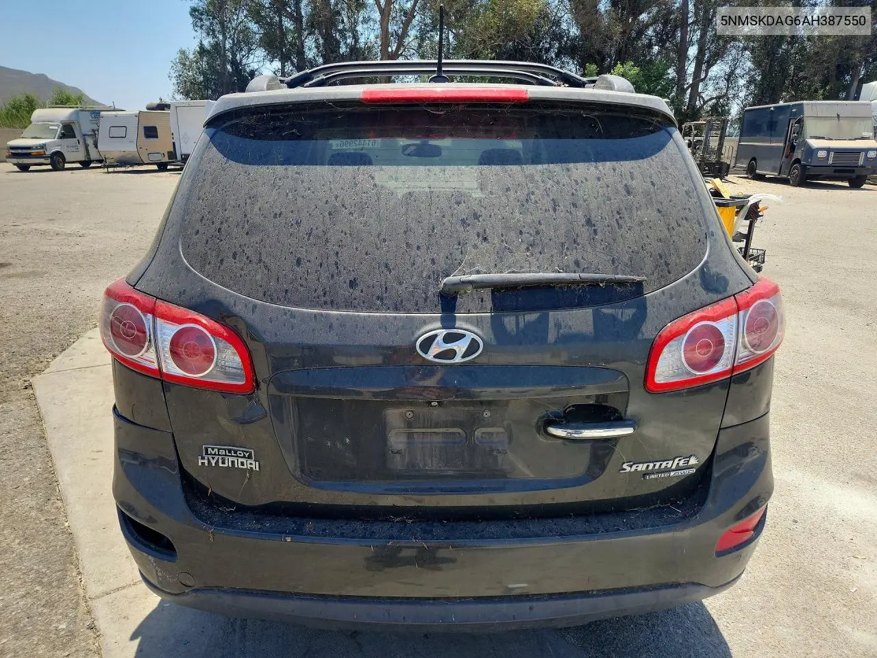 2010 Hyundai Santa Fe Limited VIN: 5NMSKDAG6AH387550 Lot: 61442996