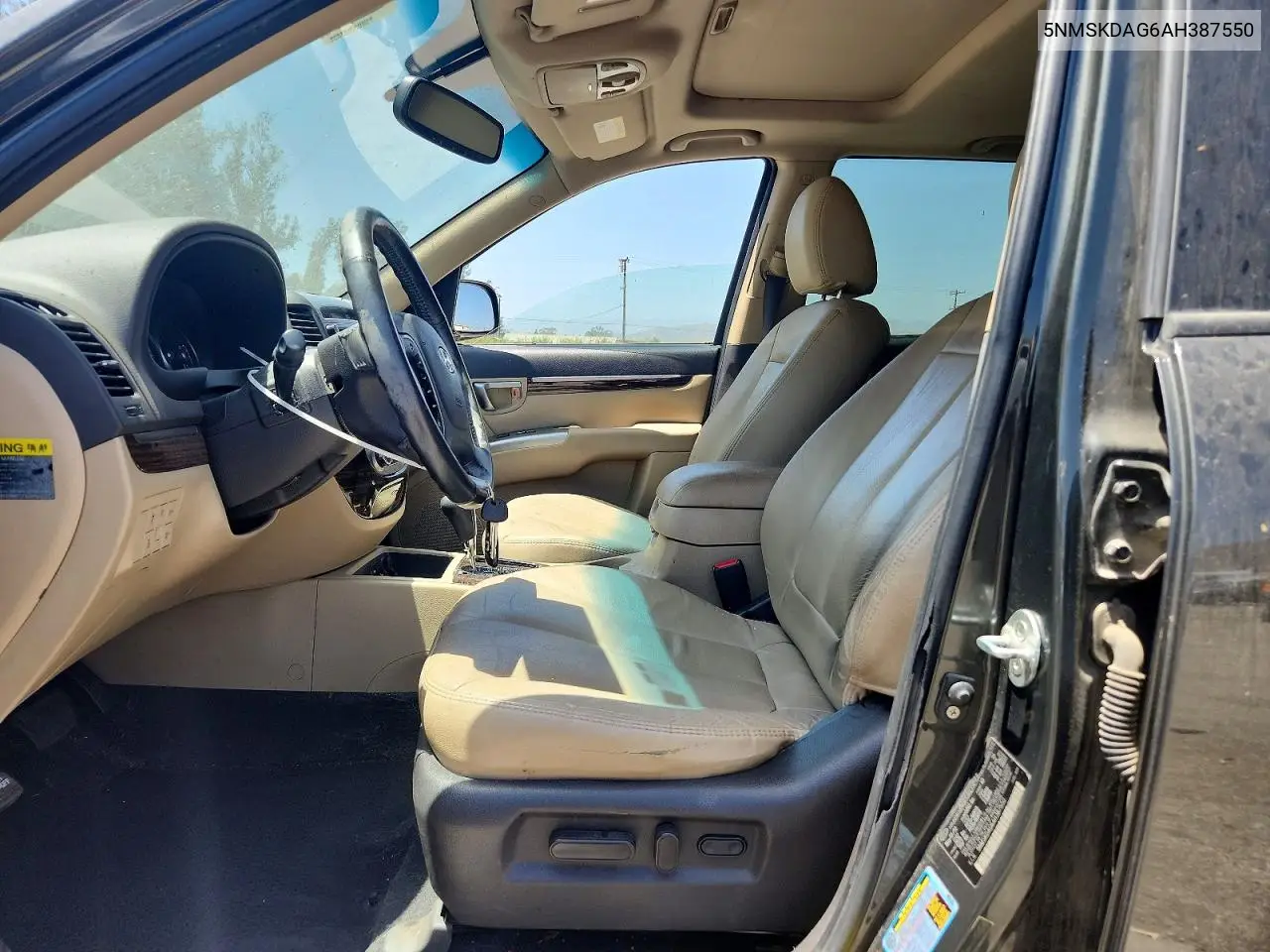2010 Hyundai Santa Fe Limited VIN: 5NMSKDAG6AH387550 Lot: 61442996