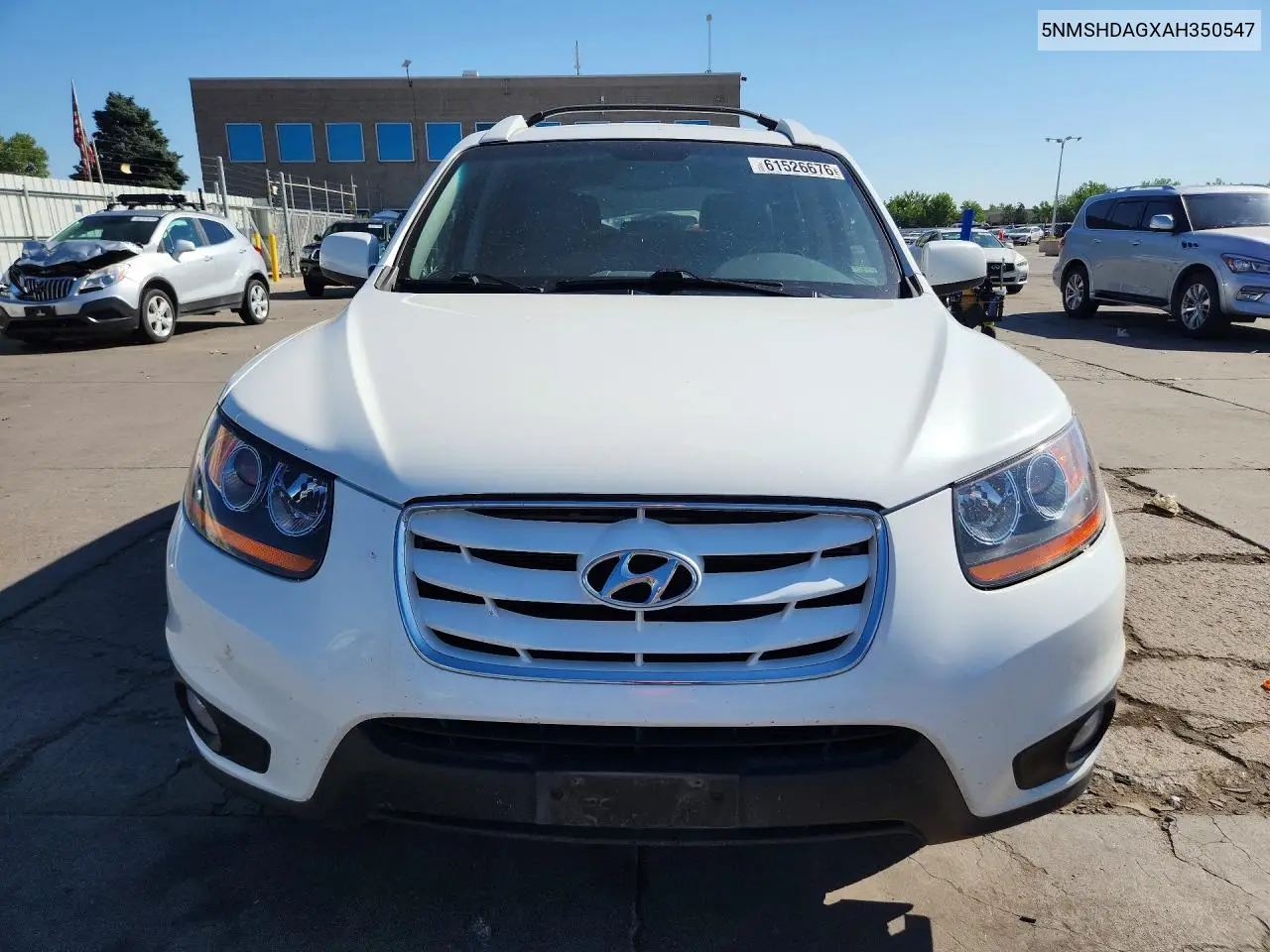 2010 Hyundai Santa Fe Se VIN: 5NMSHDAGXAH350547 Lot: 61526676