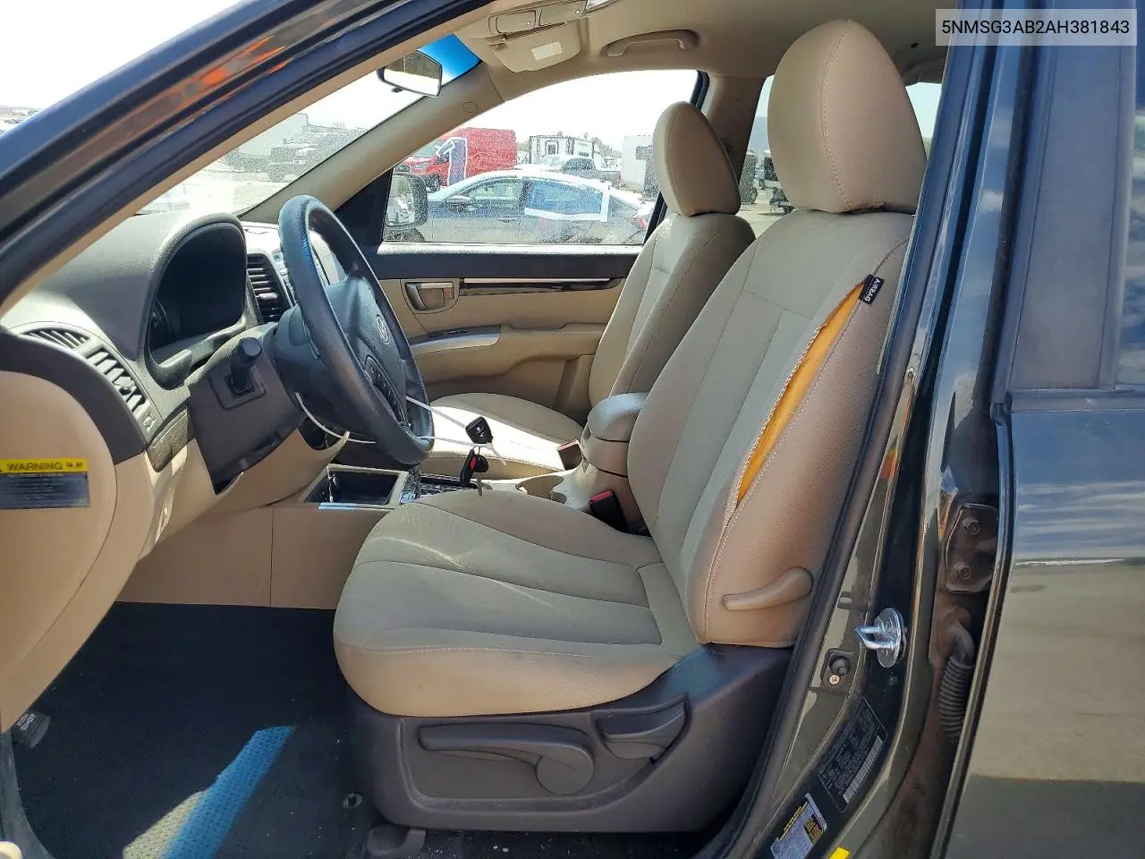 2010 Hyundai Santa Fe Gls VIN: 5NMSG3AB2AH381843 Lot: 61746646