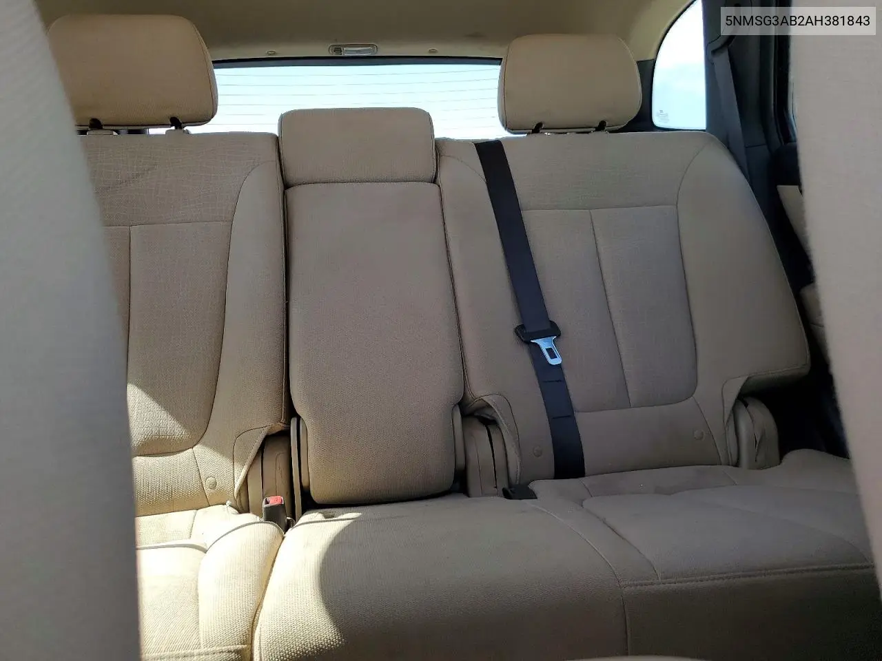 2010 Hyundai Santa Fe Gls VIN: 5NMSG3AB2AH381843 Lot: 61746646