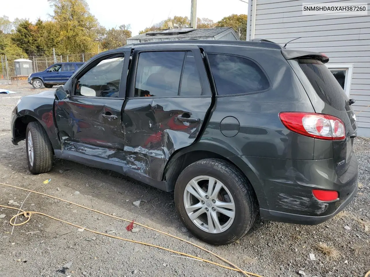 5NMSHDAGXAH387260 2010 Hyundai Santa Fe Se