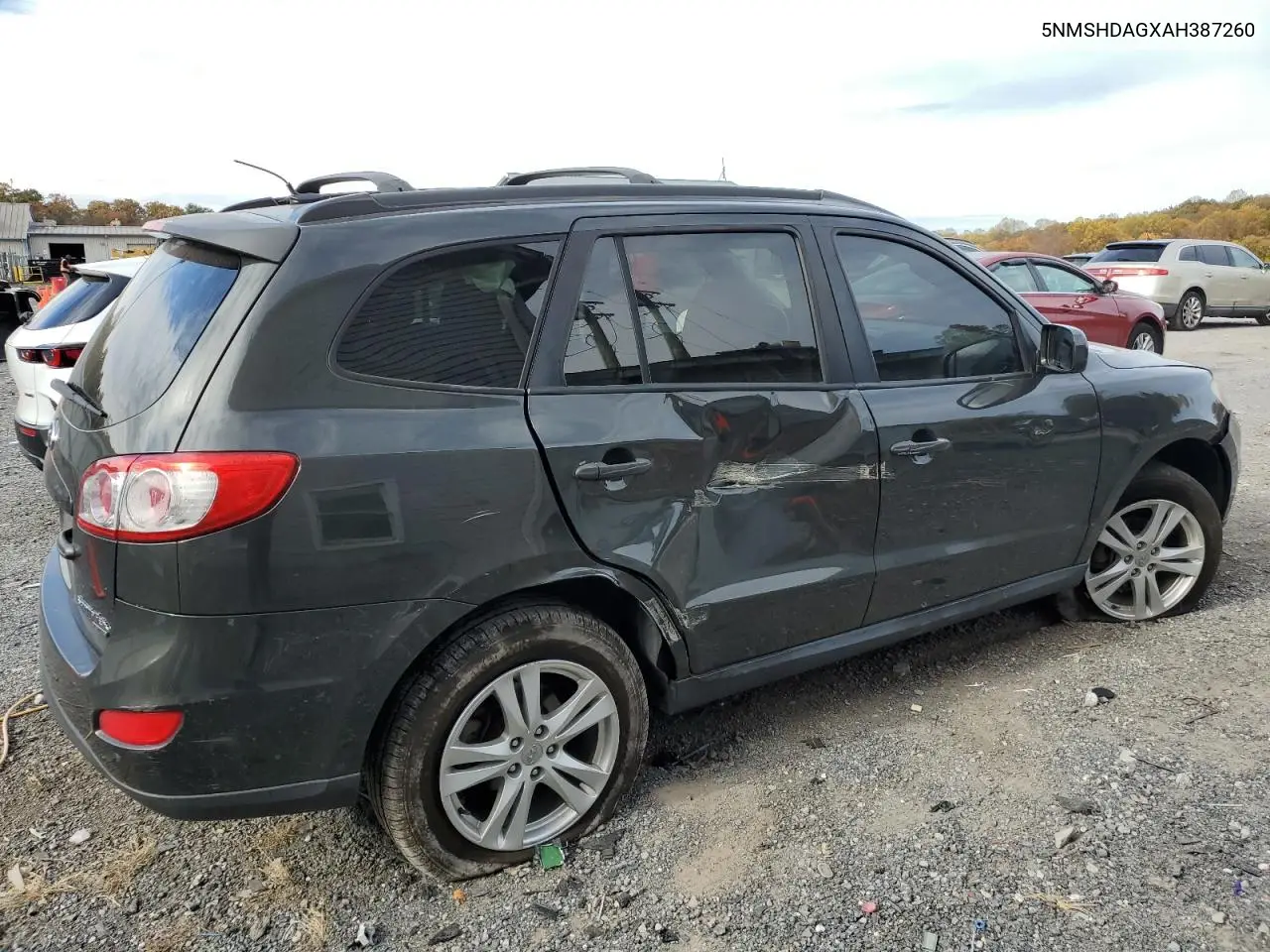 5NMSHDAGXAH387260 2010 Hyundai Santa Fe Se