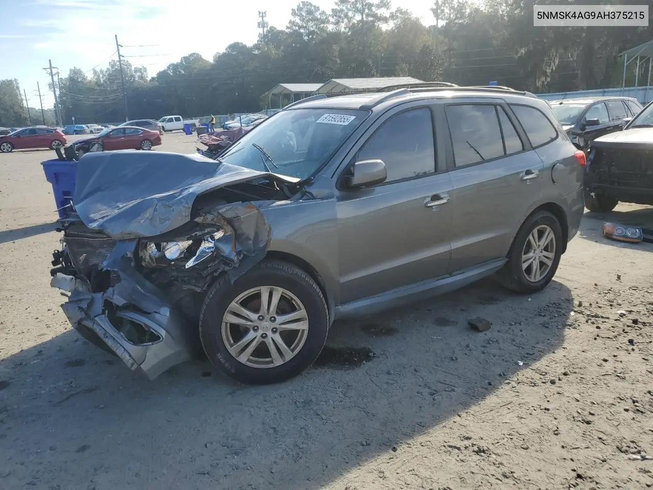 5NMSK4AG9AH375215 2010 Hyundai Santa Fe Limited