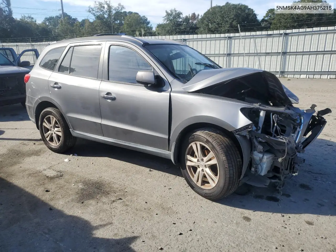 5NMSK4AG9AH375215 2010 Hyundai Santa Fe Limited