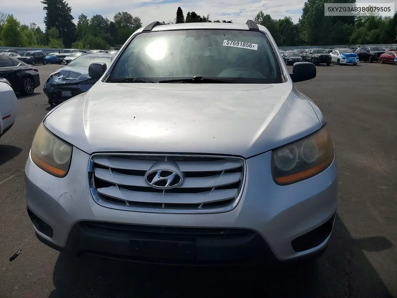 5XYZG3AB3BG079505 2011 Hyundai Santa Fe Gls