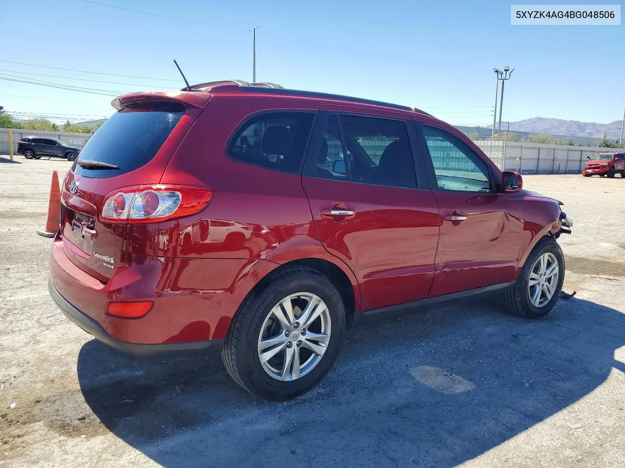 2011 Hyundai Santa Fe Limited VIN: 5XYZK4AG4BG048506 Lot: 60218006