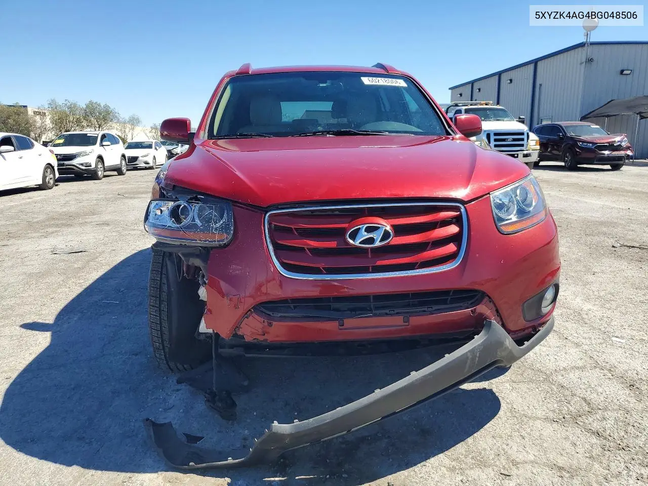2011 Hyundai Santa Fe Limited VIN: 5XYZK4AG4BG048506 Lot: 60218006