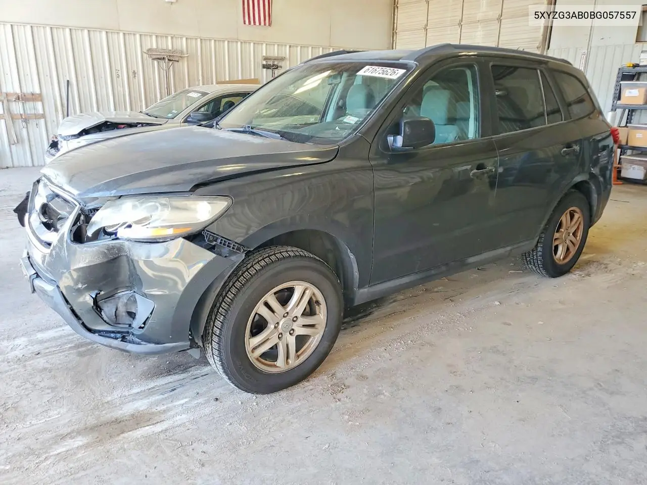 2011 Hyundai Santa Fe Gls VIN: 5XYZG3AB0BG057557 Lot: 61675626