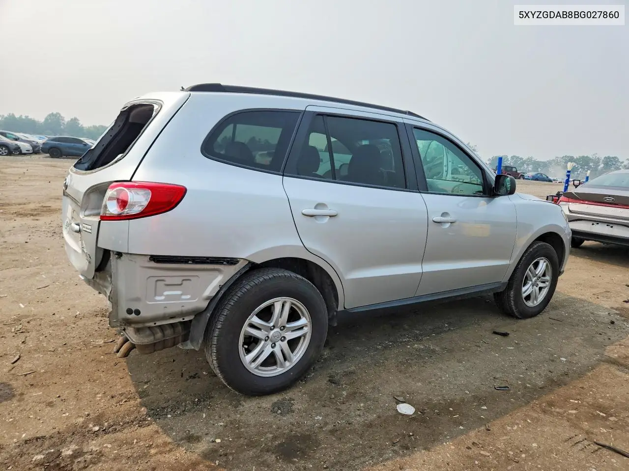 2011 Hyundai Santa Fe Gls VIN: 5XYZGDAB8BG027860 Lot: 61704636
