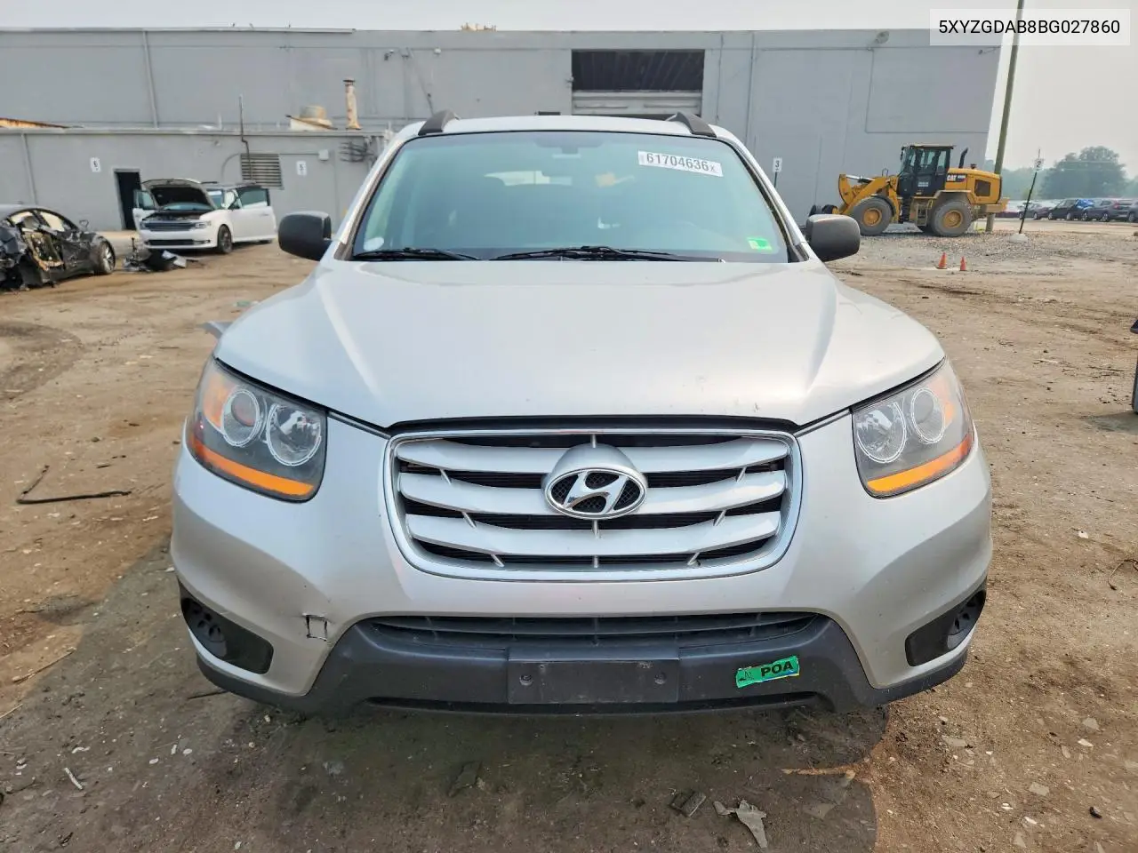 2011 Hyundai Santa Fe Gls VIN: 5XYZGDAB8BG027860 Lot: 61704636