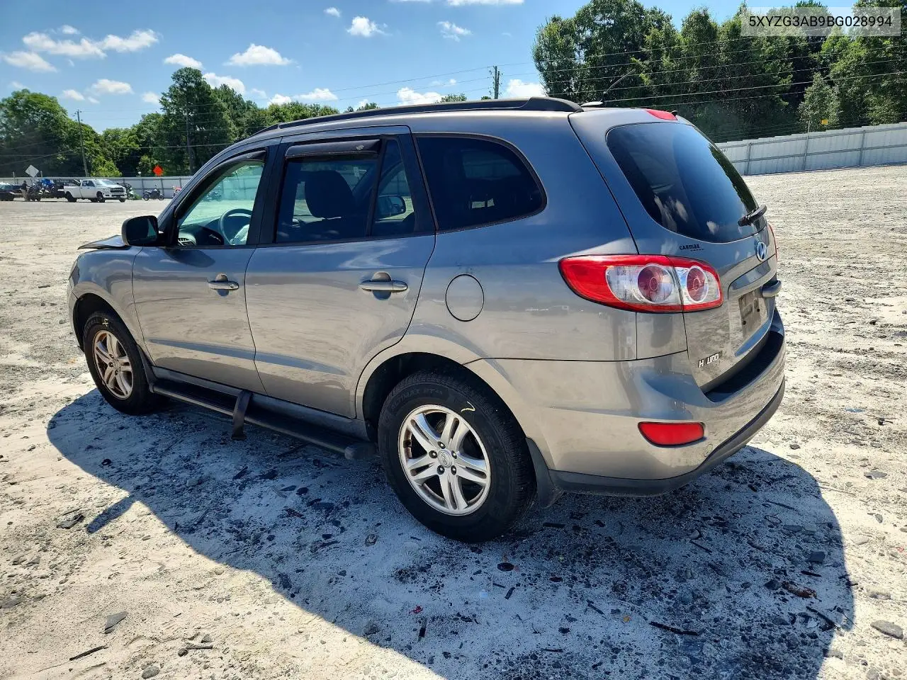 2011 Hyundai Santa Fe Gls VIN: 5XYZG3AB9BG028994 Lot: 61766426