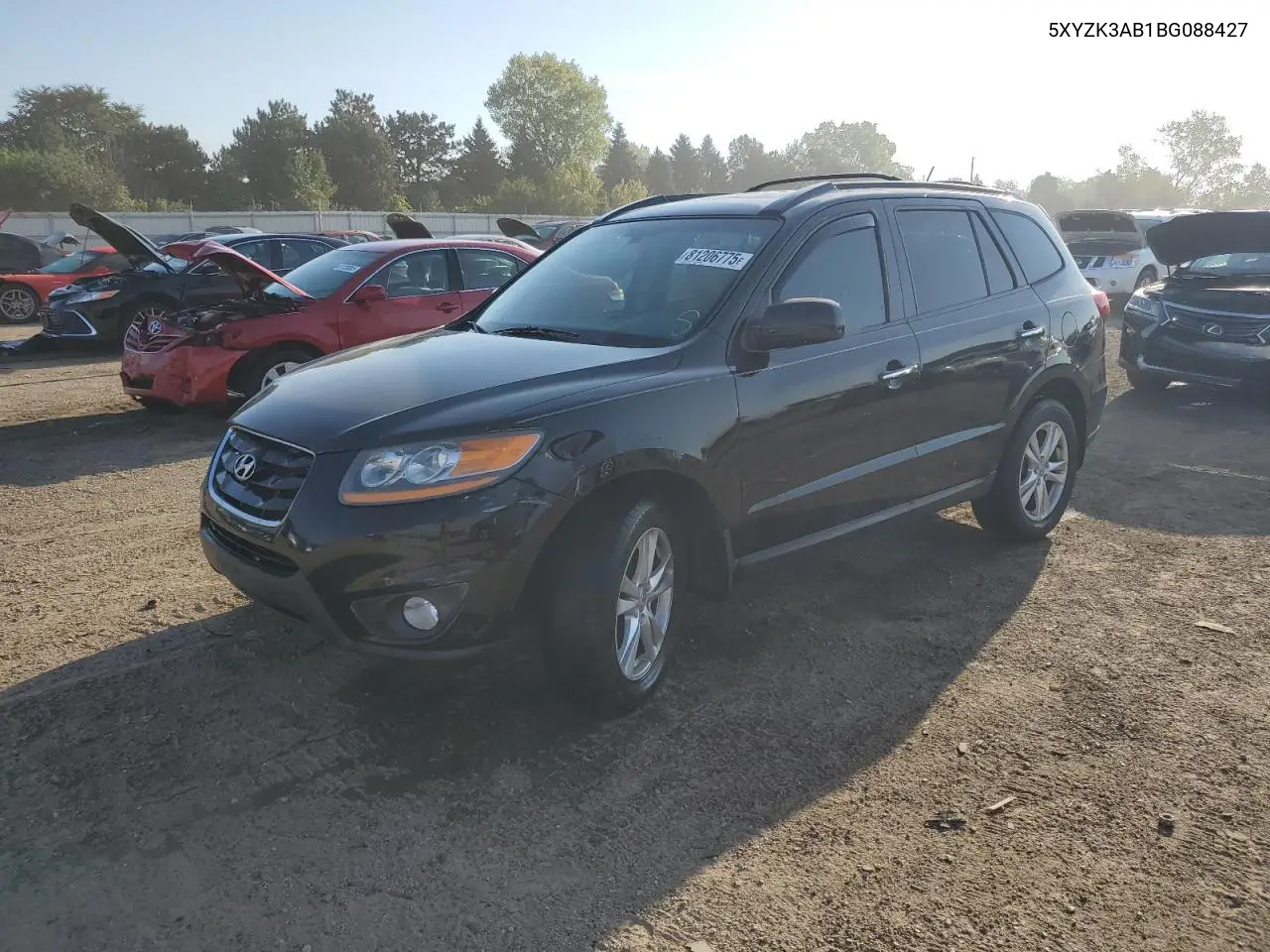 5XYZK3AB1BG088427 2011 Hyundai Santa Fe Limited