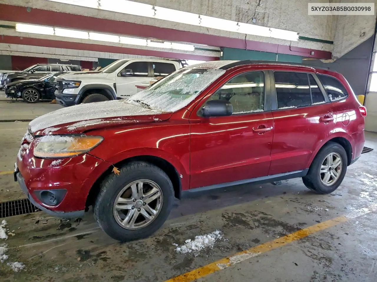 5XYZG3AB5BG030998 2011 Hyundai Santa Fe Gls