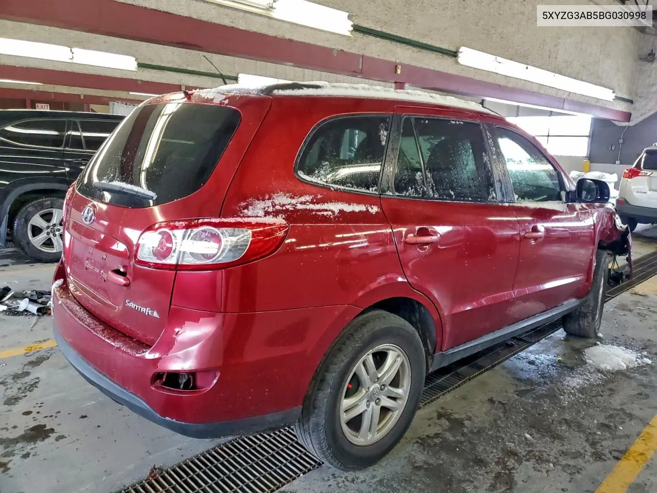 5XYZG3AB5BG030998 2011 Hyundai Santa Fe Gls